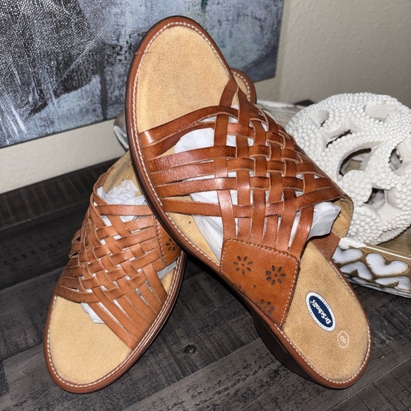 Dr Scholls Womens Leather Huarache Style Sandals SZ 8 Adv  Comfort Series​ - Picture 8 of 9